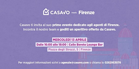 Casavo meets Firenze - Anticipa il mercato, aumenta le entrate primary image