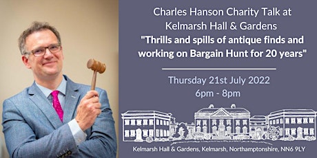 Charles Hanson talk at Kelmarsh Hall & Gardens tickets