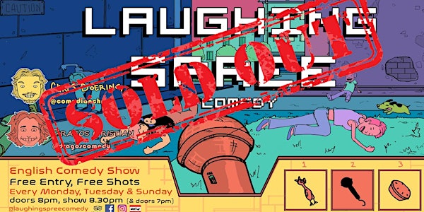 Laughing Spree: FREE ENTRY English Comedy on a BOAT (FREE SHOTS) 15.03.