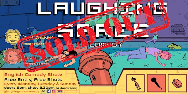 Laughing Spree: English Comedy on a BOAT (FREE SHOTS) 13.02.