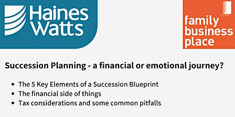 Succession Planning - a financial or emotional journey? tickets
