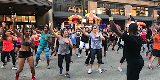 Sweat 34: IronStrength and Zumba with Rufus in Herald Square after work!