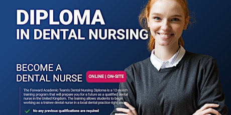 Dental Nursing Course in Woolwich, London - Online and Face-2-face