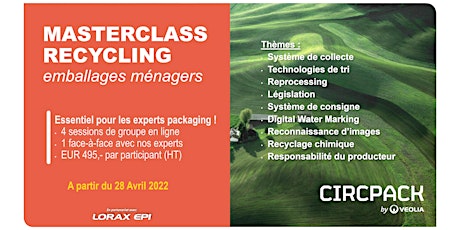 Primaire afbeelding van Masterclass Recycling - Edition française