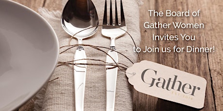 Gather Women Dinner Invitation primary image