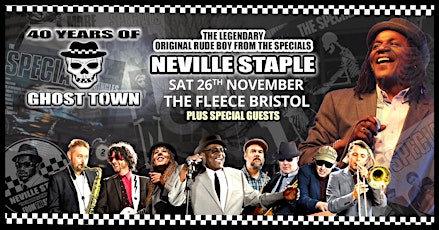 Neville Staple (The Specials) - 40 Years Of Ghost Town Tour