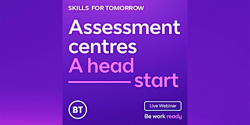 Assessment centres - A head start primary image