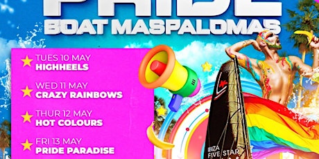 MASPALOMAS GAY PRIDE BOAT PARTY  eXCLUSIVE 2022 tickets