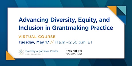 Advancing Diversity, Equity, and Inclusion in Grantmaking Practice tickets