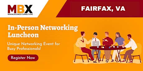 Fairfax VA  In-Person Networking Event tickets