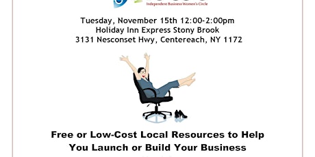 Free or Low-Cost Local Resources to Help You Launch or Build Your Business primary image
