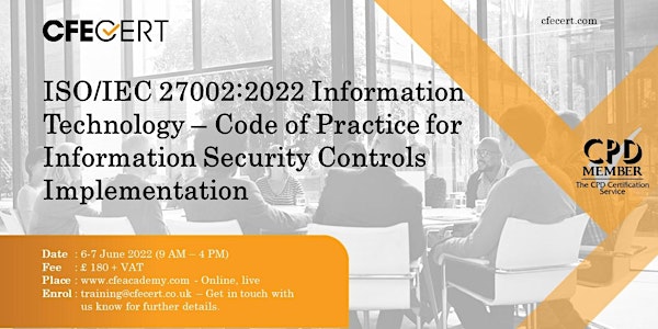 ISO/IEC 27002:2022 Information Security Controls Implementation - ₤ 180