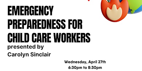Emergency Preparedness for Child Care Workers