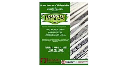FINANCIAL LITERACY MONTH - FINANCIAL LITERACY 101 WORKSHOP primary image