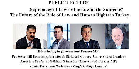 Supremacy of Law or the Law of the Supreme? The Future of the Rule of Law and Human Rights in Turkey primary image