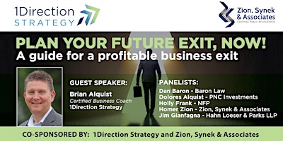 Plan Your Future Exit, Now!  A guide for a profitable business exit…