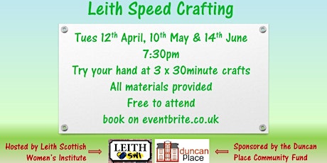 Leith Speed Crafting tickets