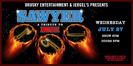 Sawyer - A Tribute to Rush tickets