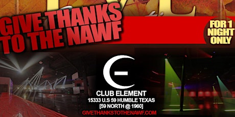 GIVE THANKS TO THE NAWF THANKSGIVING PARTY primary image