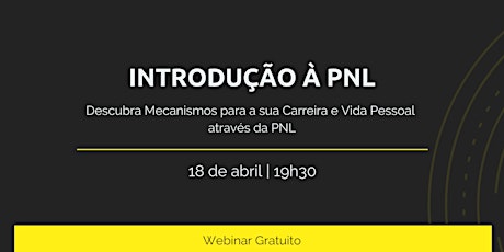Imagem principal do evento Introdução a PNL - Webinar Gratuito