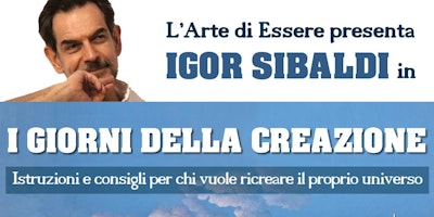 "I GIORNI DELLA CREAZIONE" - Igor Sibaldi