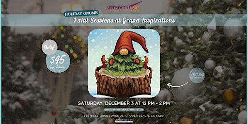 Holiday Gnome: Paint Sessions at Grand Inspirations