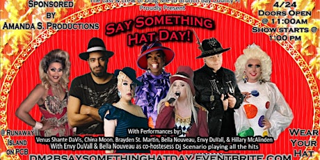 Say Something Hat Day