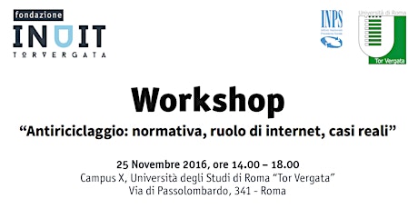 Immagine principale di Workshop  “Antiriciclaggio: normativa, ruolo di internet, casi reali” 