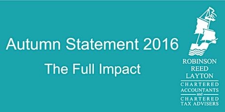 Autumn Statement 2016 - The Full Impact primary image