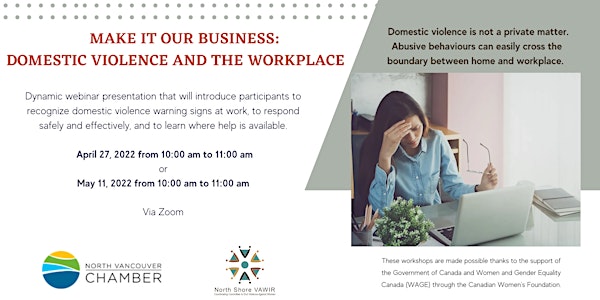 Make It Our Business: Domestic Violence and the Workplace
