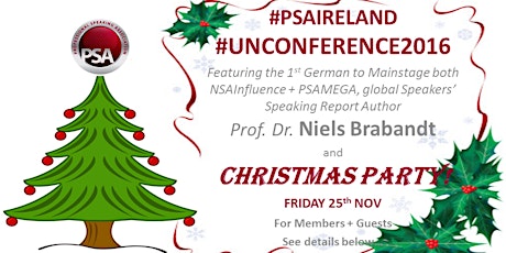 #PSAIreland #UnConference2016 + Christmas Party! primary image