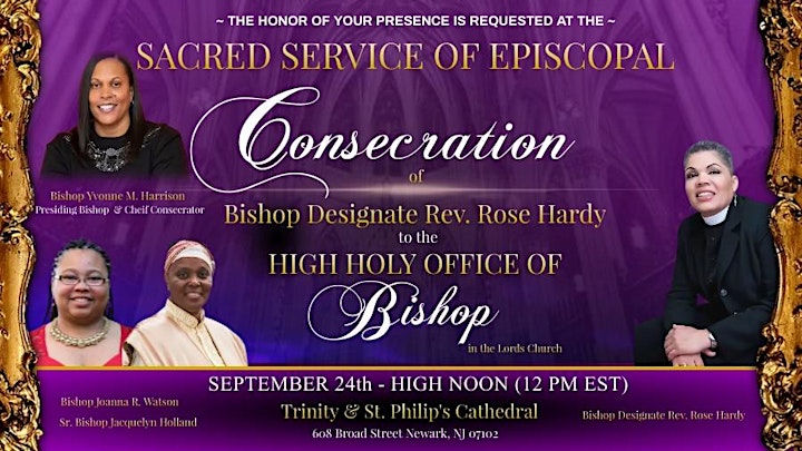 Episcopal Consecration of Bishop Designate Rose Hardy image