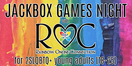 YA ROC! Jackbox Games Night for 2SLGBTQ+ Young Adults primary image