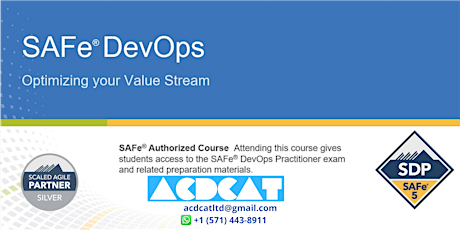 SAFe DevOps 5.1 Practitioner Certification (SDP) Online entradas