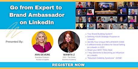 Go from Expert to Brand Ambassador on LinkedIn primary image