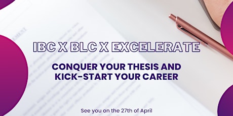 Conquer your thesis and kick-start your career! primary image