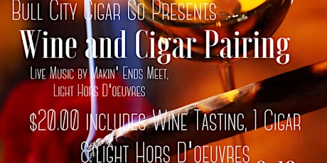 Wine and Cigar Pairing primary image