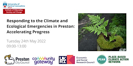 Responding to the Climate and Ecological Emergencies in Preston tickets