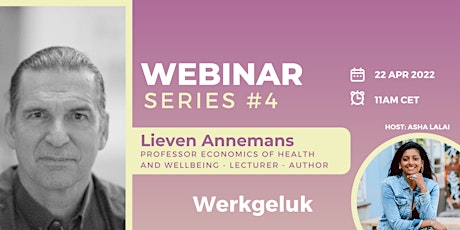 Primaire afbeelding van Online Webinar #4: Werkgeluk met Lieven Annemans