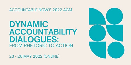 AGM 2022 - Dynamic Accountability Dialogues: From Rhetoric to Action tickets