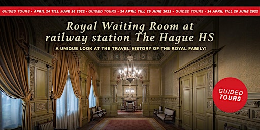 Guided tour royal waiting room railway station The Hague HS