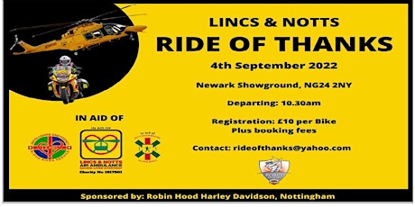 Lincs & Notts  Ride of Thanks tickets