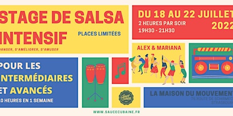 Image principale de Stage Salsa intermédiaire - Sauce Cubaine