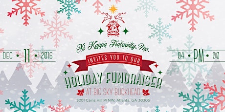 Xi Kappa Holiday Fundraiser primary image