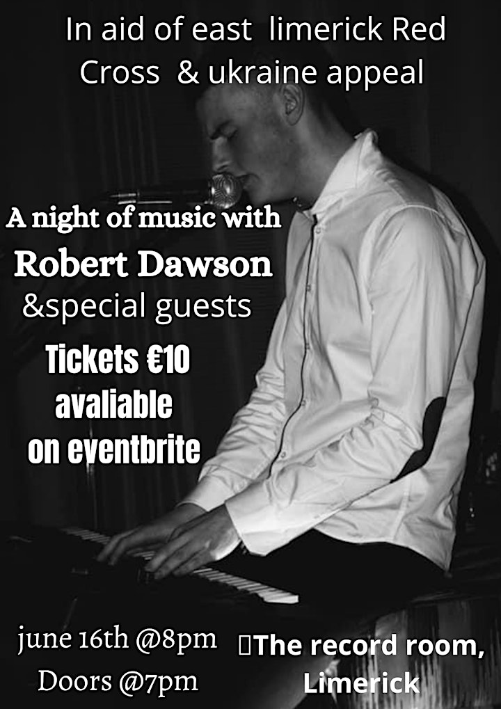 An evening of Music With Robert Dawson in aid of the  Irish Red Cross image