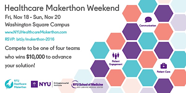 NYU Healthcare Makerthon 2016
