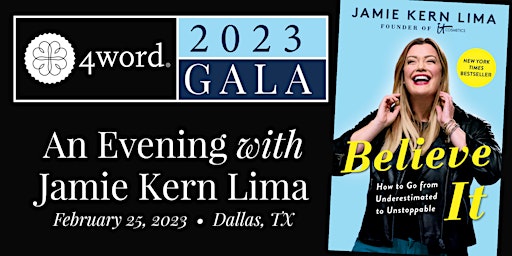 4word Gala 2023: An Evening with "IT Cosmetic’s" Founder, Jamie Kern Lima