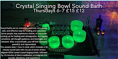 Crystal Singing Bowl Sound Bath