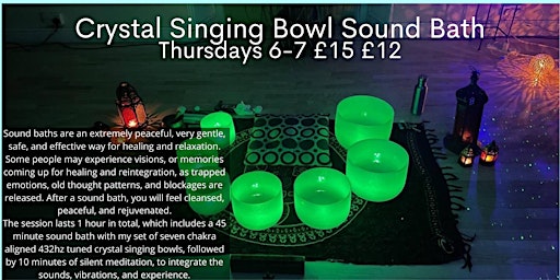Crystal Singing Bowl Sound Bath