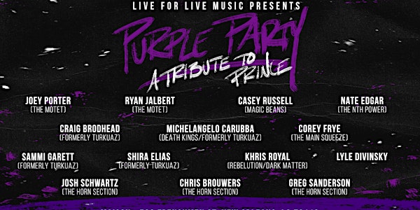 L4LM Presents: Purple Party - A Tribute To Prince